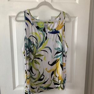 Chico’s Tropical Print Tank